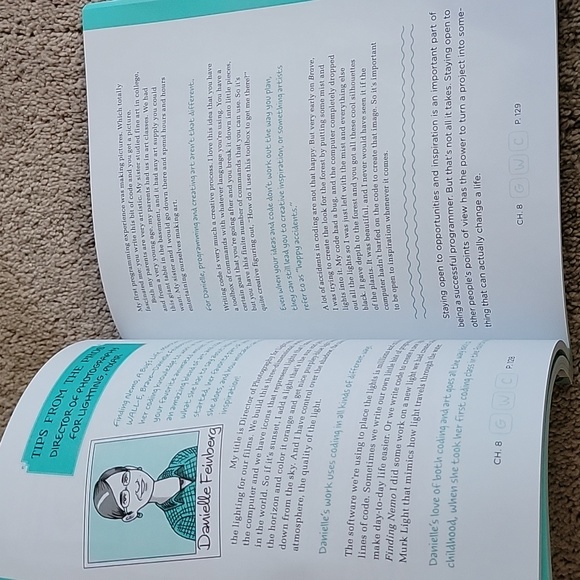 🦋 "Girls Who Code" Paperback Book - Picture 3 of 4